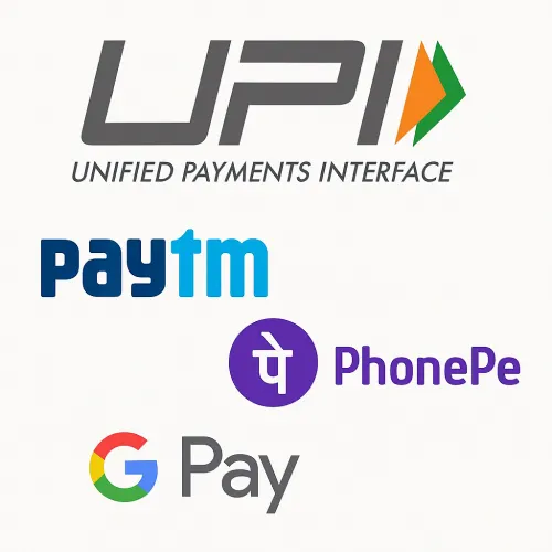 UPI payments with Paytm and PhonePe in India